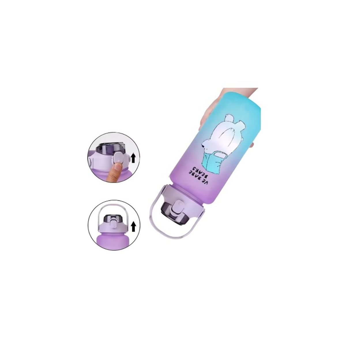 OEM - Pack 2 Botellas Agua Motivacional we are bears