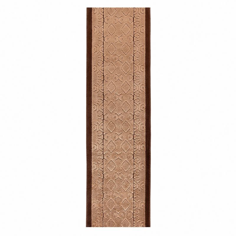 MROTTO - Alfombra Pasillo CAFE 67 cm x 10 metros ANTIDESLIZANTE Sin Overlock