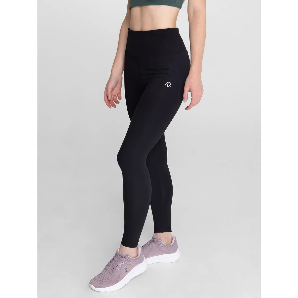 BSOUL - Calza tiro alto 7/8 Mujer Hr Ankle Leg Emma Negra BSOUL