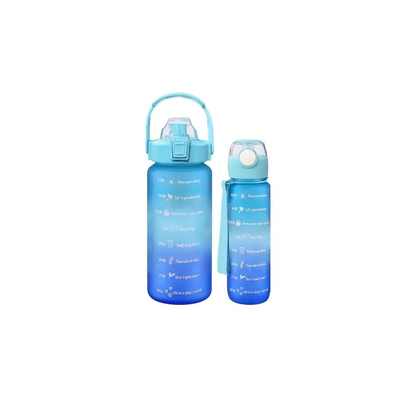 OEM - Pack 2 Botellas Agua Motivacionales De 2 Litros Y 900 M