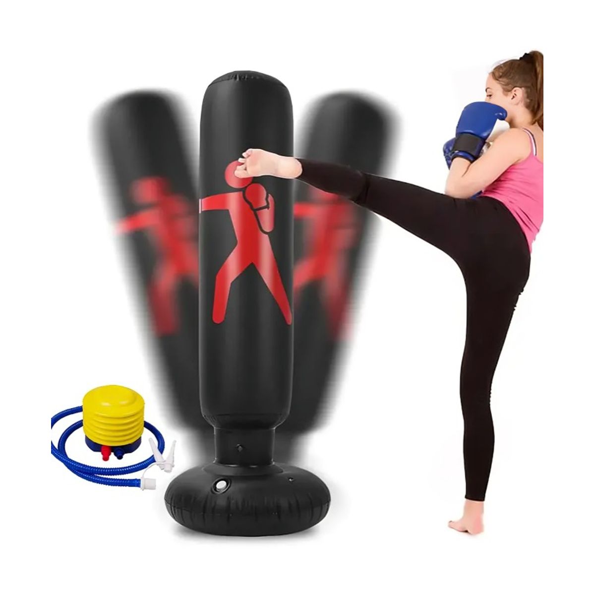 OEM - Saco De Boxeo Inflable + Inflador