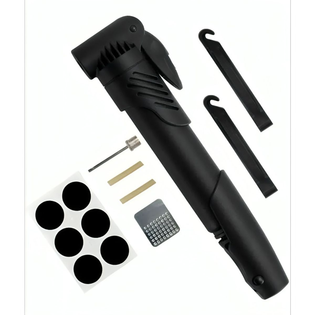 OEM - Set Bombín Inflador Manual Para Bicicleta 120 Psi