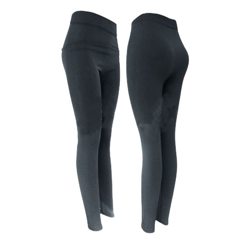 UTILISIMO - Pack 3 Calzas Mujer Polar Gris Sin Costura (Estira hasta XL)