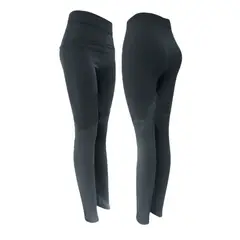 UTILISIMO - Pack 3 Calzas Mujer Polar Gris Sin Costura (Estira hasta XL)