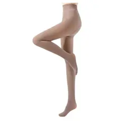 UTILISIMO - Pack 1 Calza Lisa Efecto Piel (Estira hasta XL)