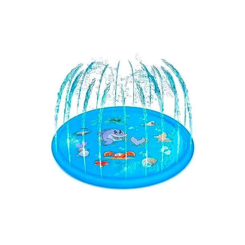 GENERICO - Alfombra De Agua 170 Cm Piscina A Chorros Cascada Niños