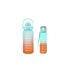 OEM - Pack 2 Botellas Agua Motivacionales De 2 Litros Y 900 M