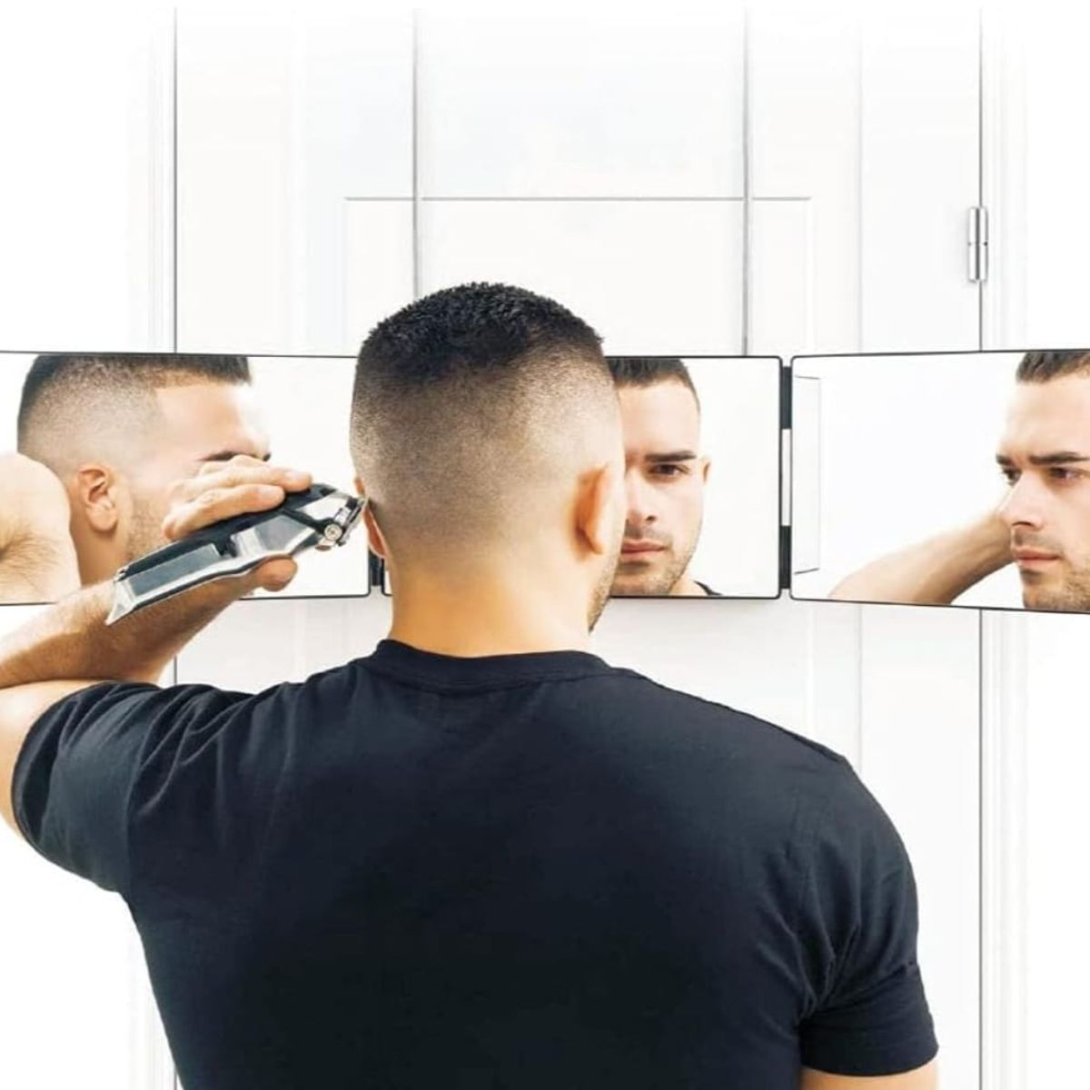 GENERICO - Espejo Triple Transportable  3 Ángulos