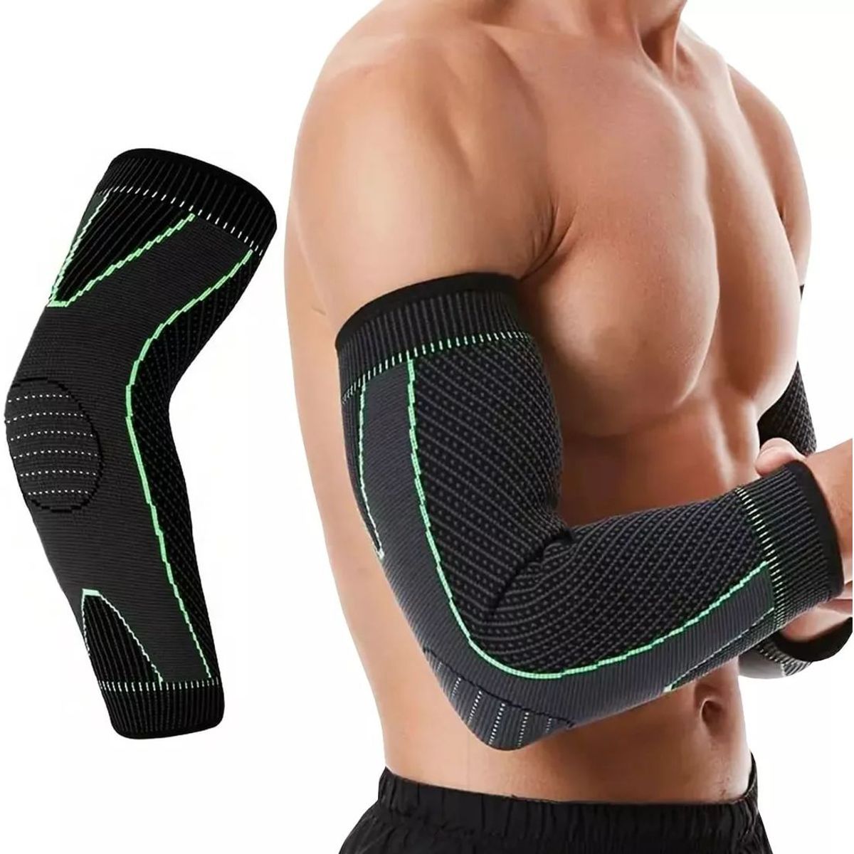 KUANGYE - Manga Deportiva De Compresión Para Brazo Compress Coderas Ortopedía