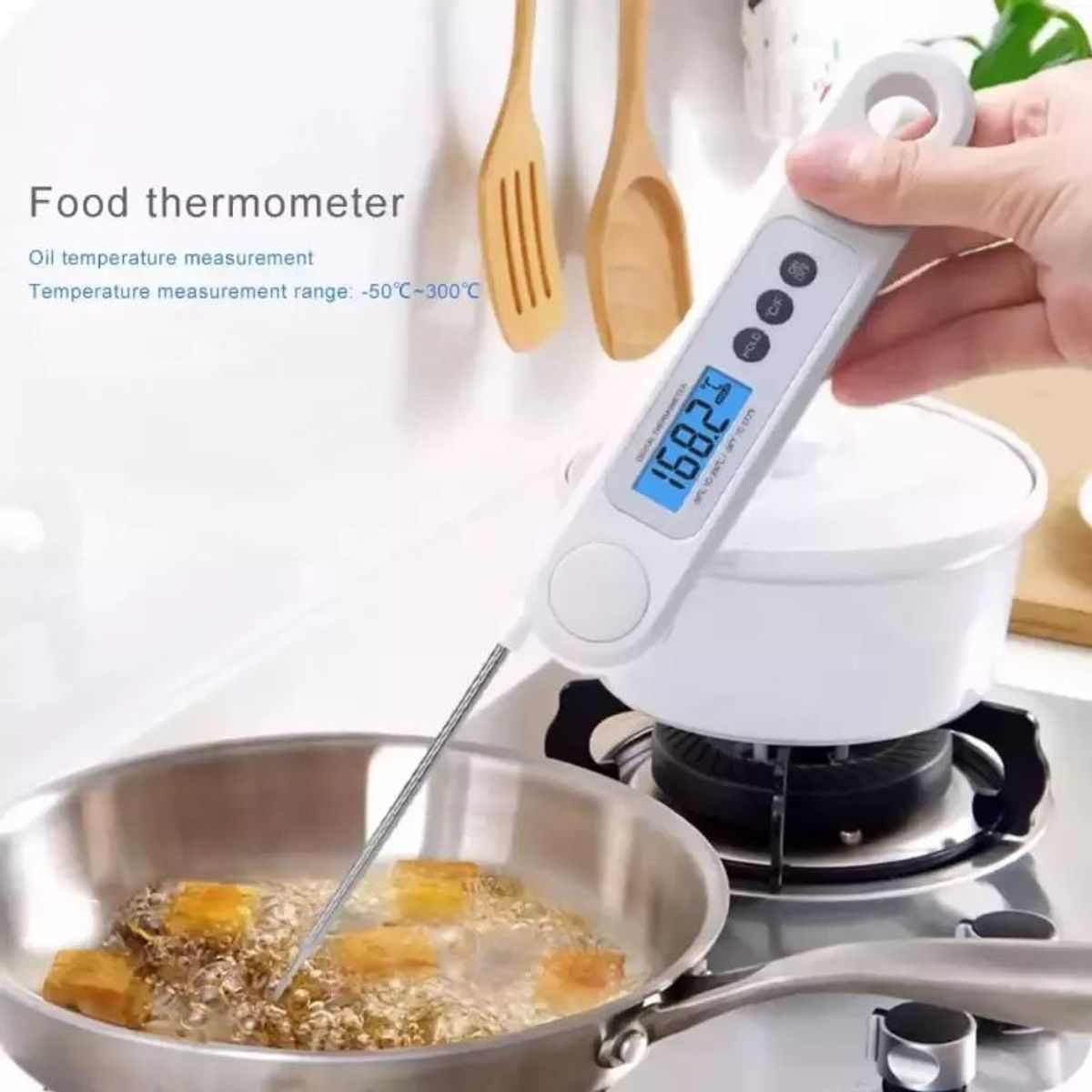 KUANGYE - Termómetro Digital Instantáneo De Cocina 3-5 Seg Rápido
