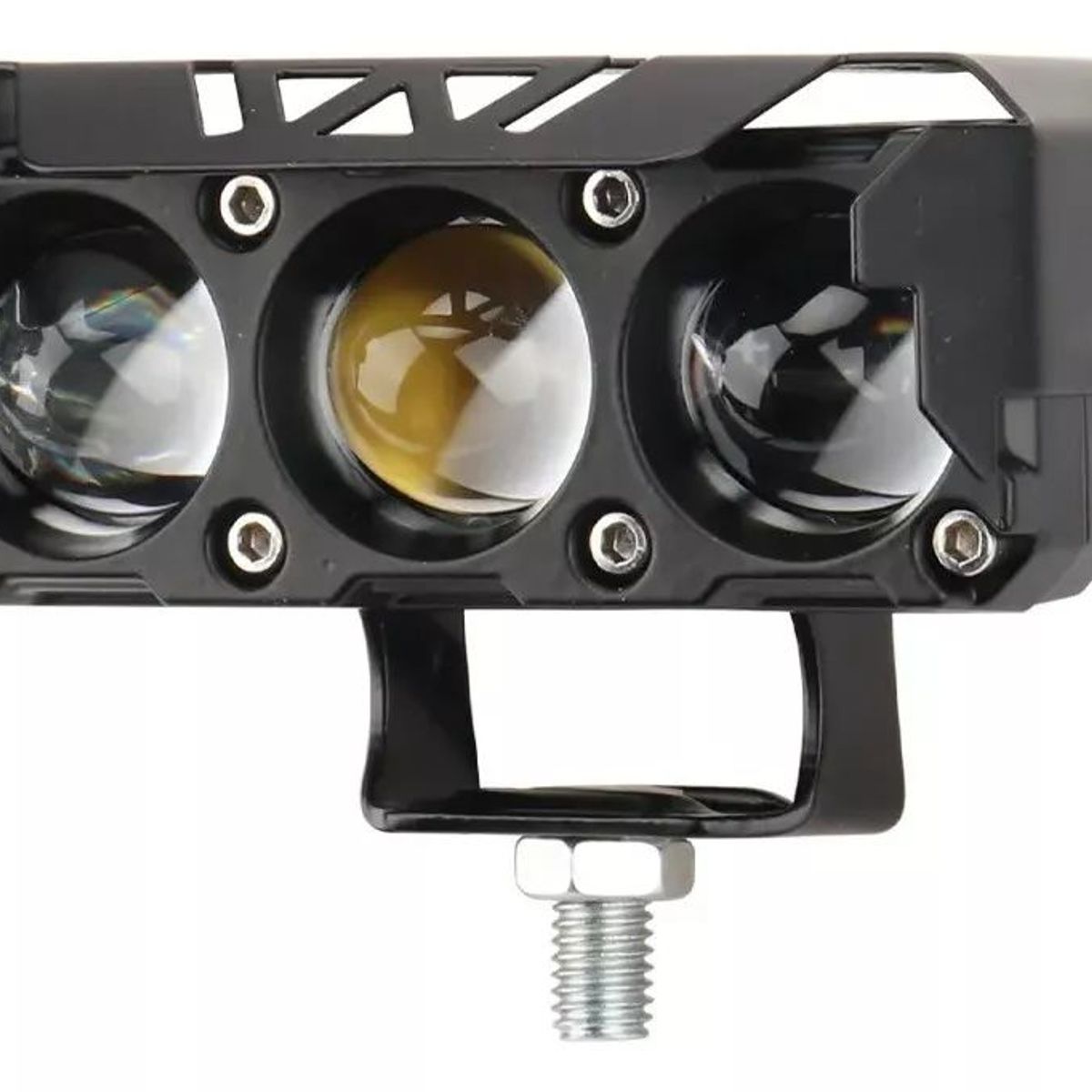 KUANGYE - X2 Luces Foco Neblinero Led 70w Estroboscopica Bicolor Lupa