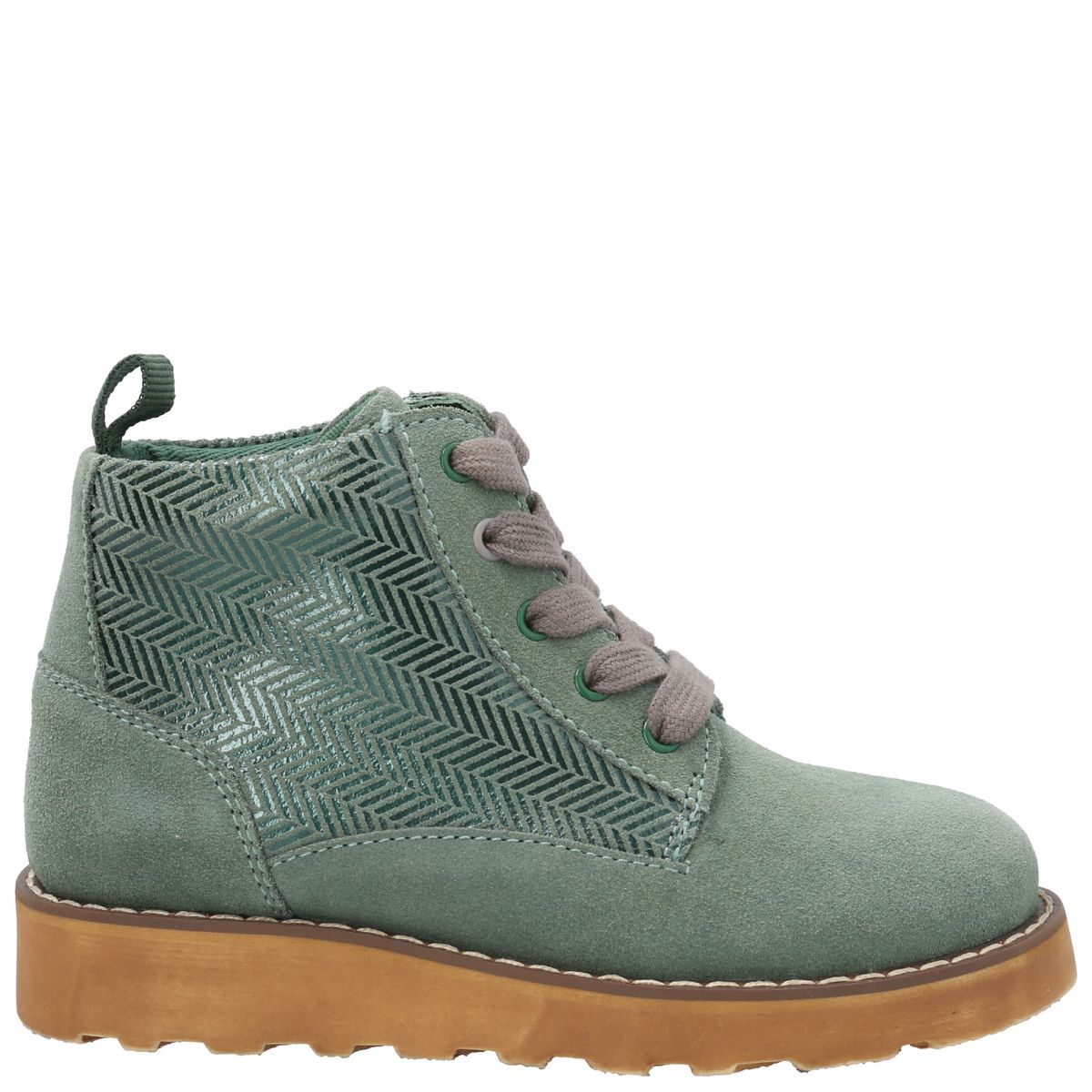 HUSH PUPPIES - Botín Cuero Niña Fallbroke Verde HUSH PUPPIES