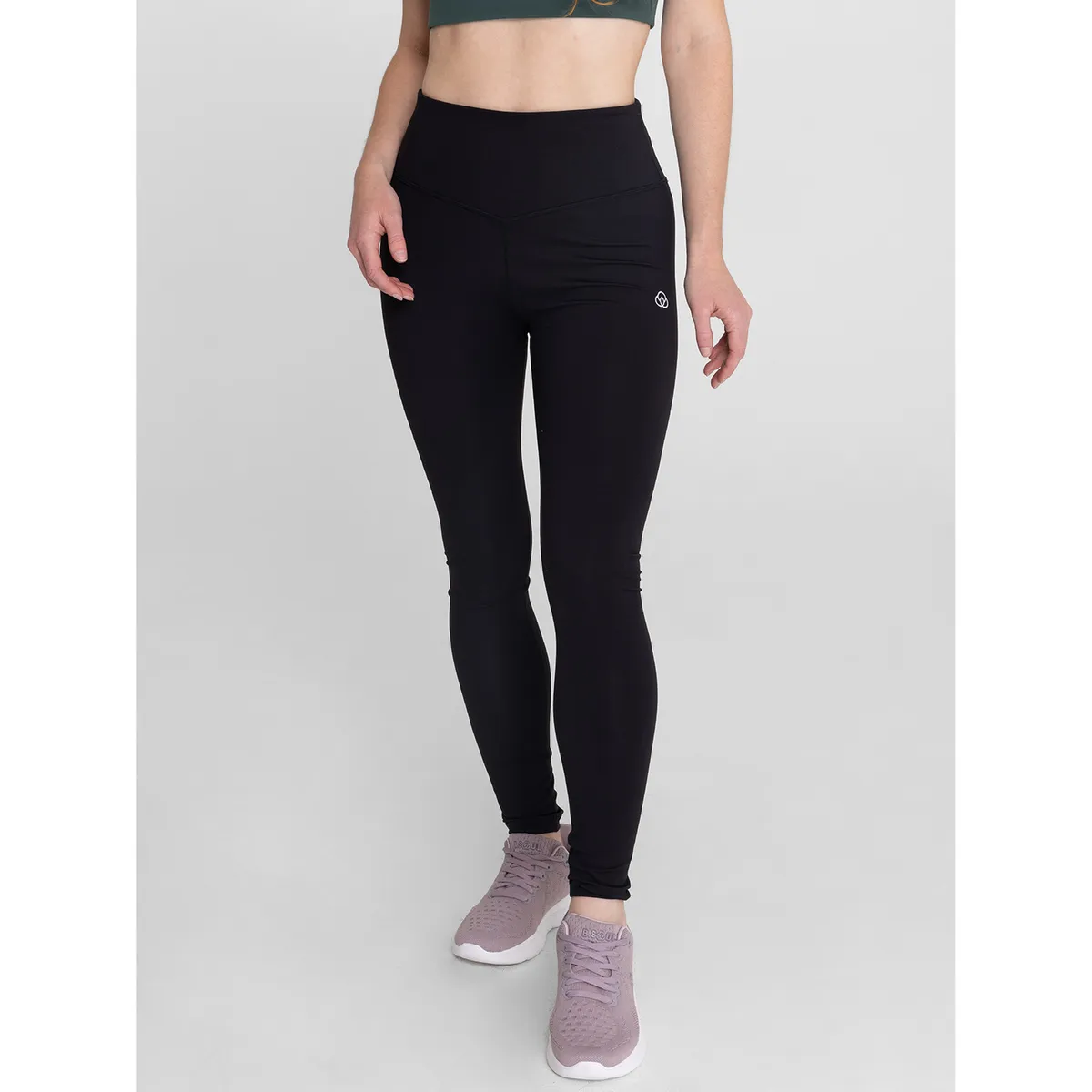 BSOUL - Calza tiro alto Mujer Hr Long Legg Gala Negra BSOUL