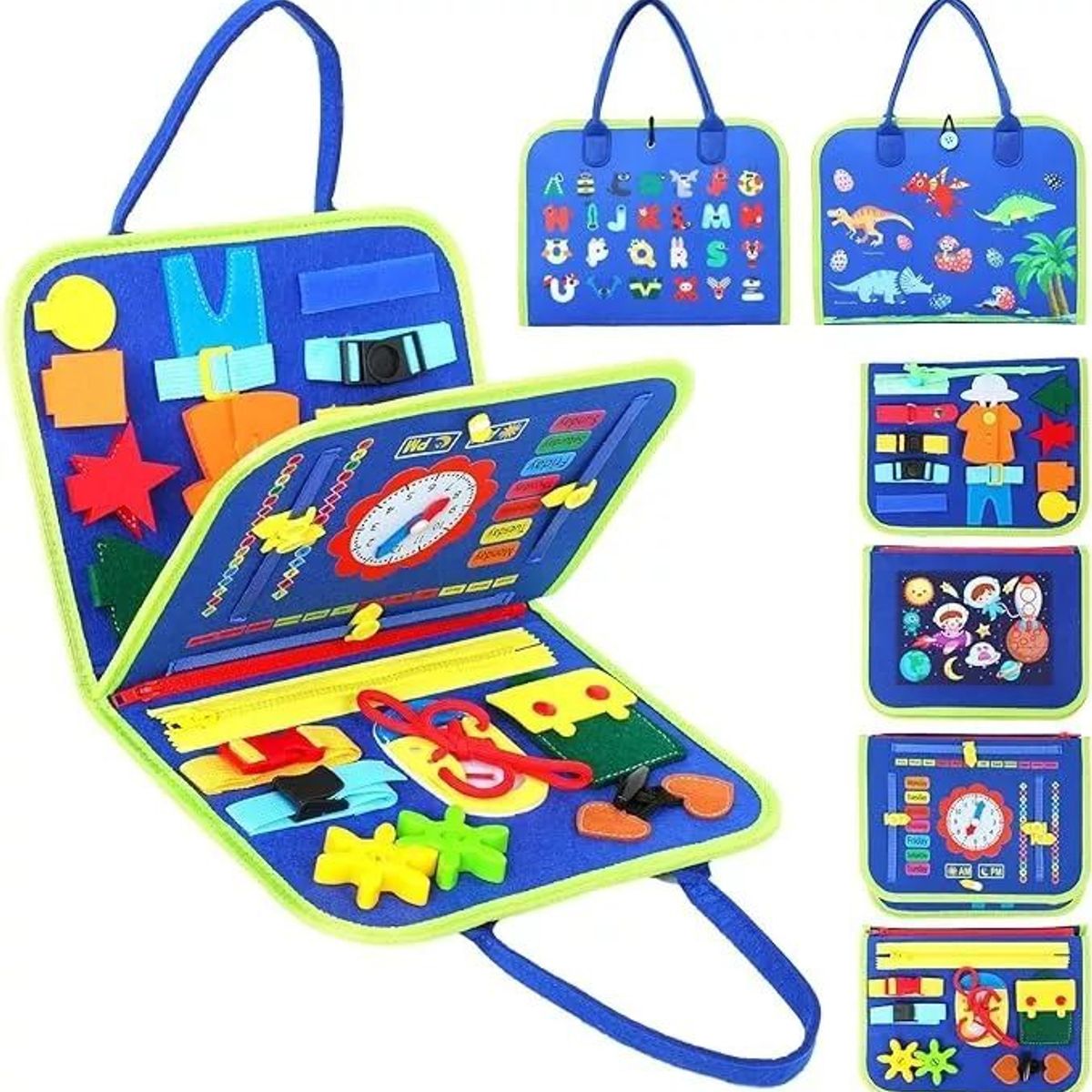 KUANGYE - Tablero Sensoriales Interactivo Montessori Juego Educativo
