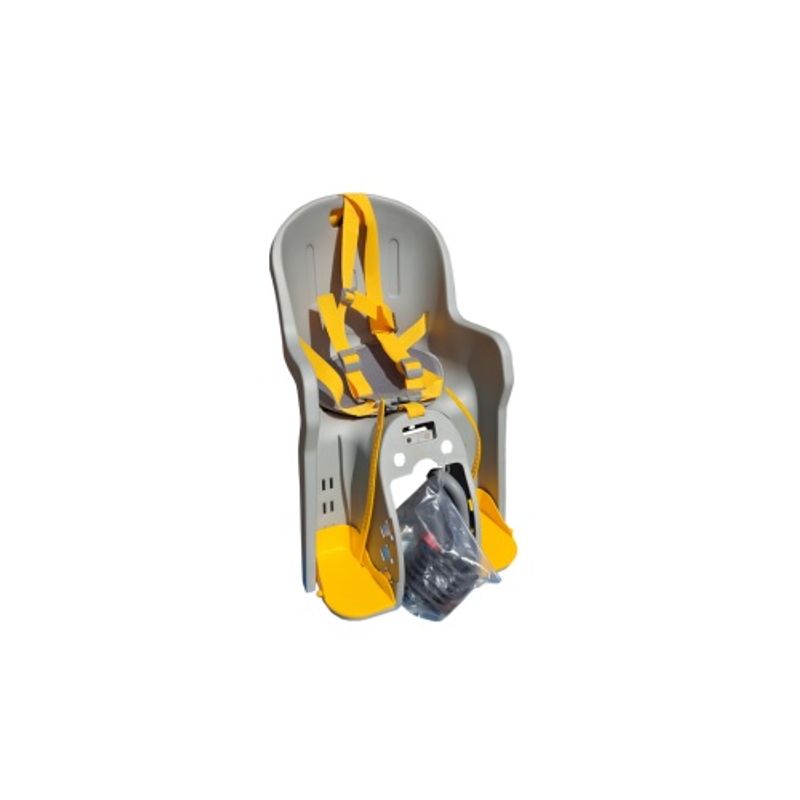 GENERICO - Silla Frontal De Bicicletas Para Niños Gris