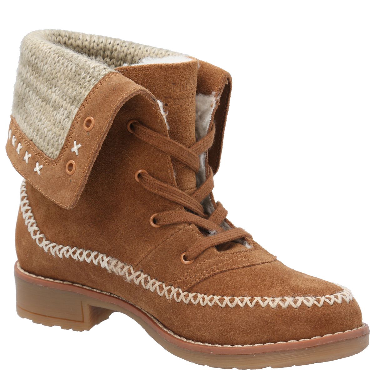 HUSH PUPPIES - Botín Cuero Niña Shalma Café HUSH PUPPIES