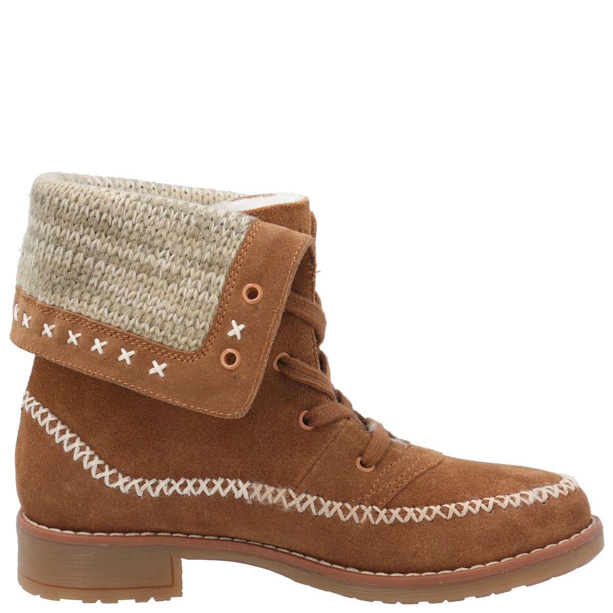 HUSH PUPPIES - Botín Cuero Niña Shalma Café HUSH PUPPIES