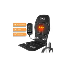 GENERICO - Asiento Masajeador Auto Electrico Masaje Auto Casa 5 Niveles