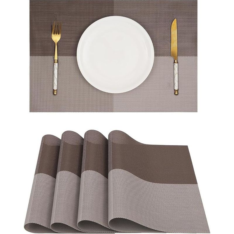 AZ AURAZEUS - Set De 4 Individuales Para Mesa Mantel Impermeables Diseños AZ