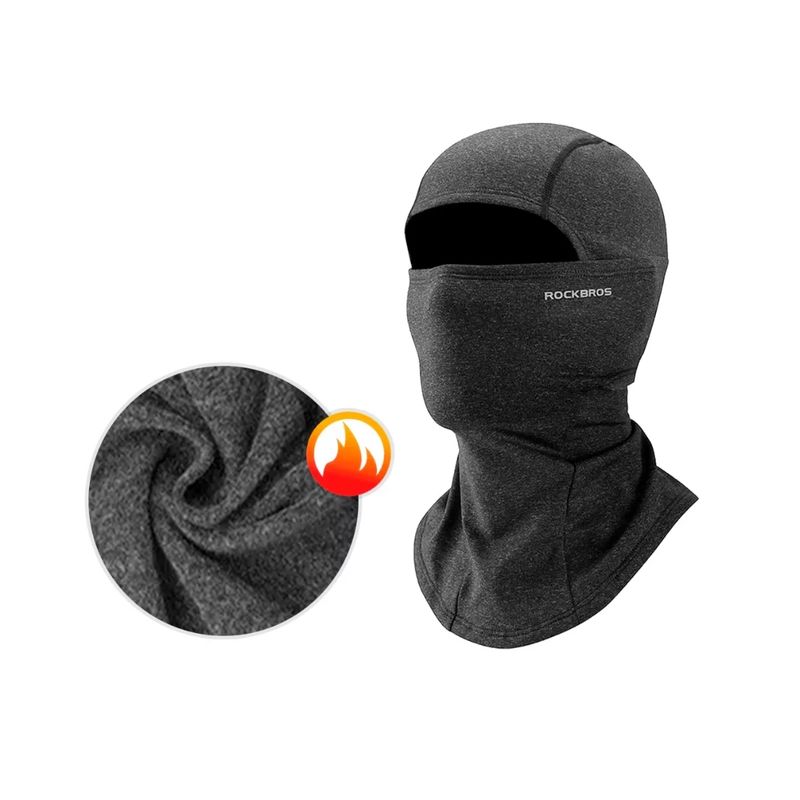 GENERICO - Mascara Balaclava Rockbros Ciclismo Micropolar Moto Gorro Uv