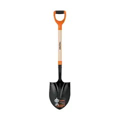 TRUPER - Pala Punta Huevo Mango De Madera T2000 Pry-p