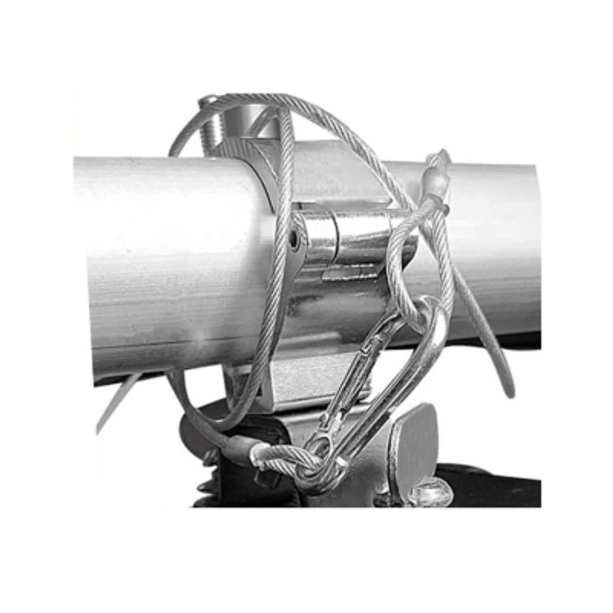 GENERICO - 10 Cables Acero Recubierto 52kg Multifunción 1 Metro X 4mm