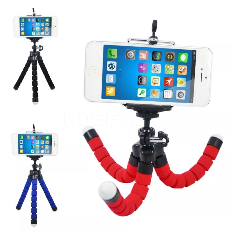 GENERICO - Tripode Flexible Soporte De Celular Y Camara Con Bluetooth