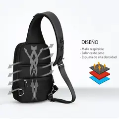 GENERICO - Mochila De Hombros Impermeable Antirrobo Con Usb Mark Ryden