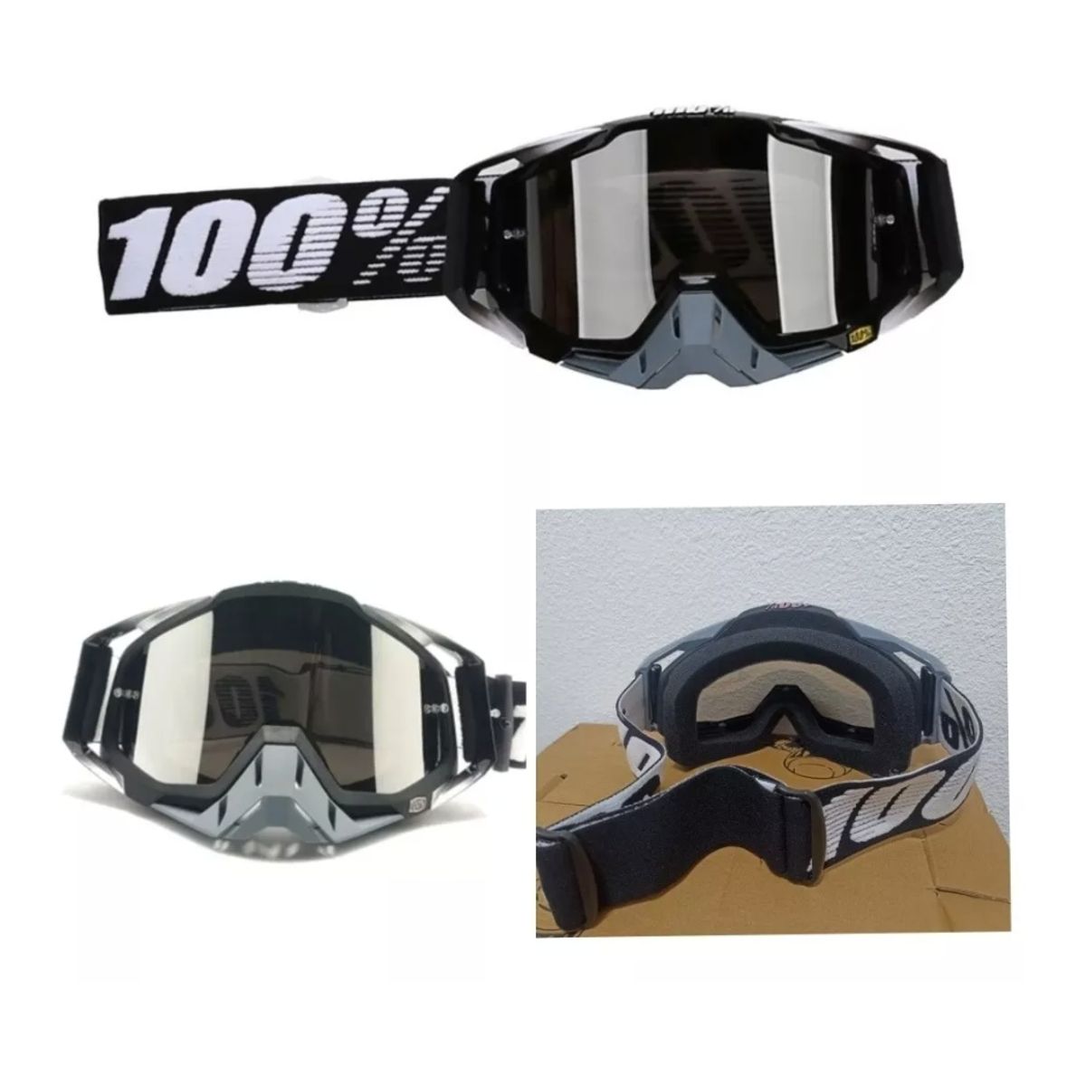 GENERICO - Antiparras 100% Para Motocross Y Otras Actividades Deportiva