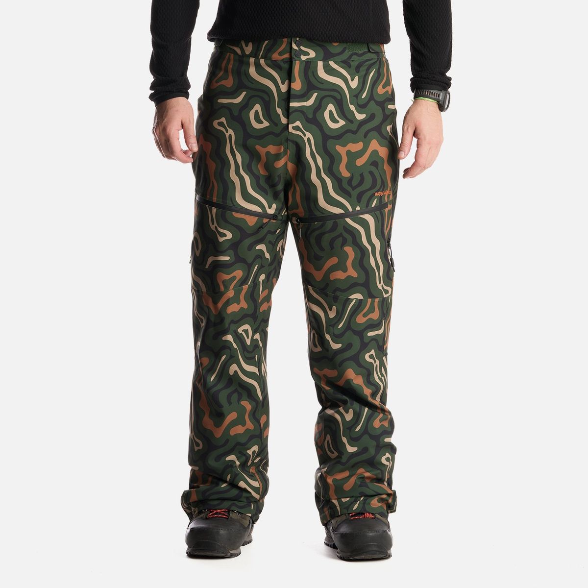 HAKA HONU - Pantalon Hombre Kunk Print Verde Militar Haka Honu