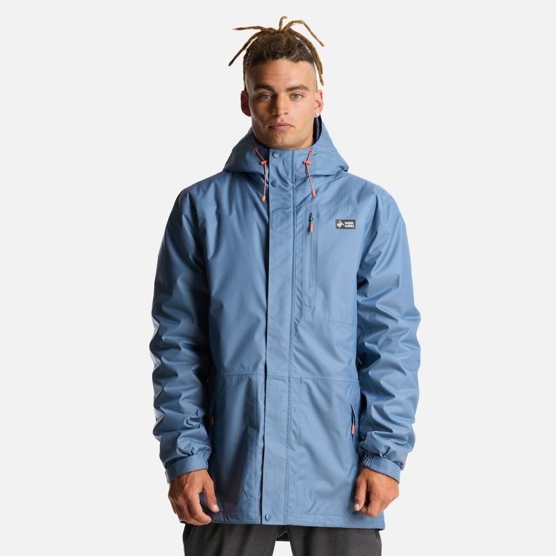 HAKA HONU - Chaqueta Hombre Perro Guapo Pro Azul Piedra Haka Honu