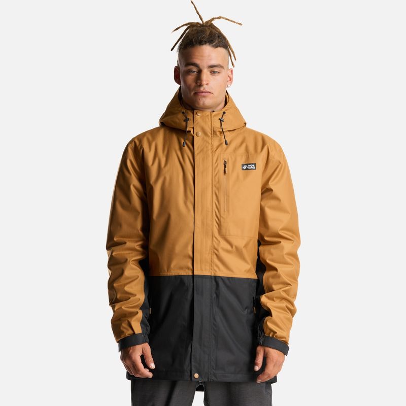 HAKA HONU - Chaqueta Hombre Perro Guapo Pro Mostaza Haka Honu