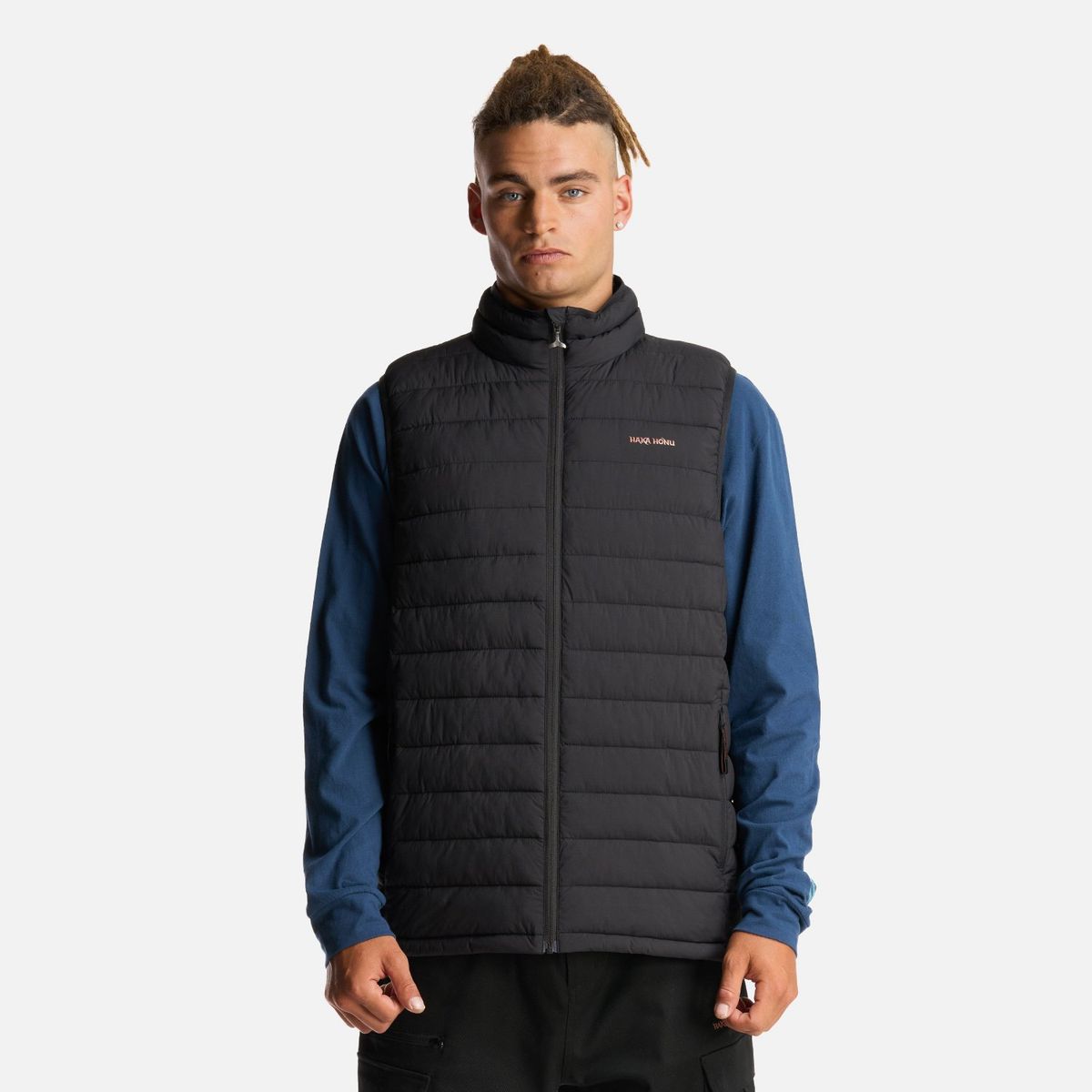 HAKA HONU - Chaqueta Hombre Vestirson Negro Haka Honu