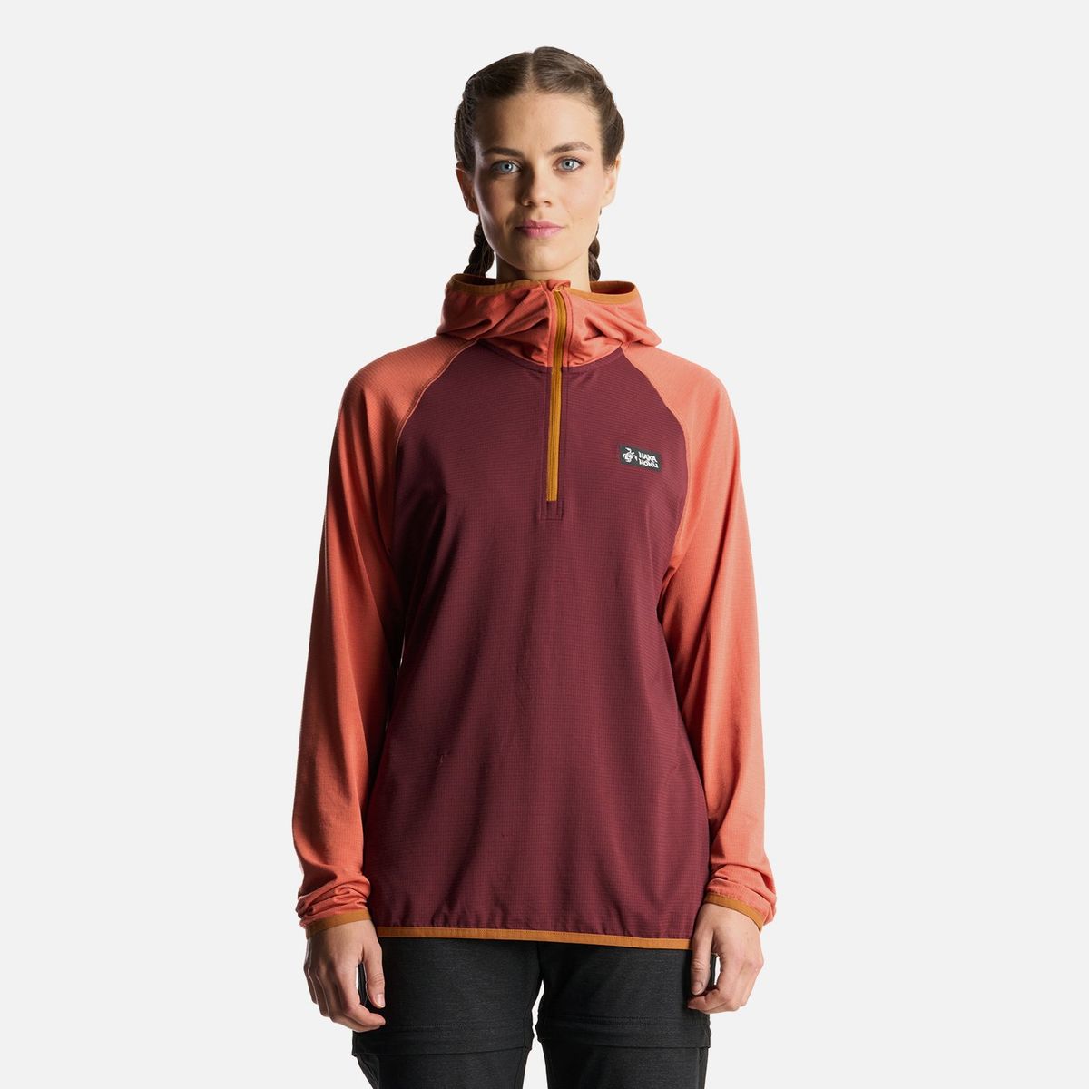 HAKA HONU - Poleron Mujer Taina Pro Salmon Haka Honu