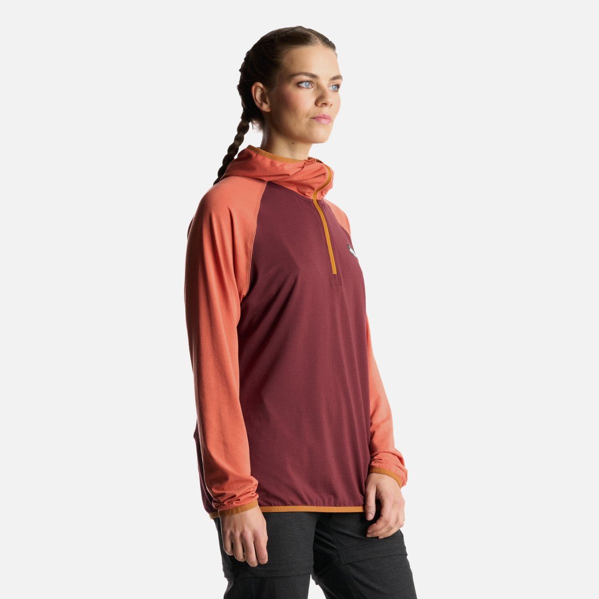 HAKA HONU - Poleron Mujer Taina Pro Salmon Haka Honu