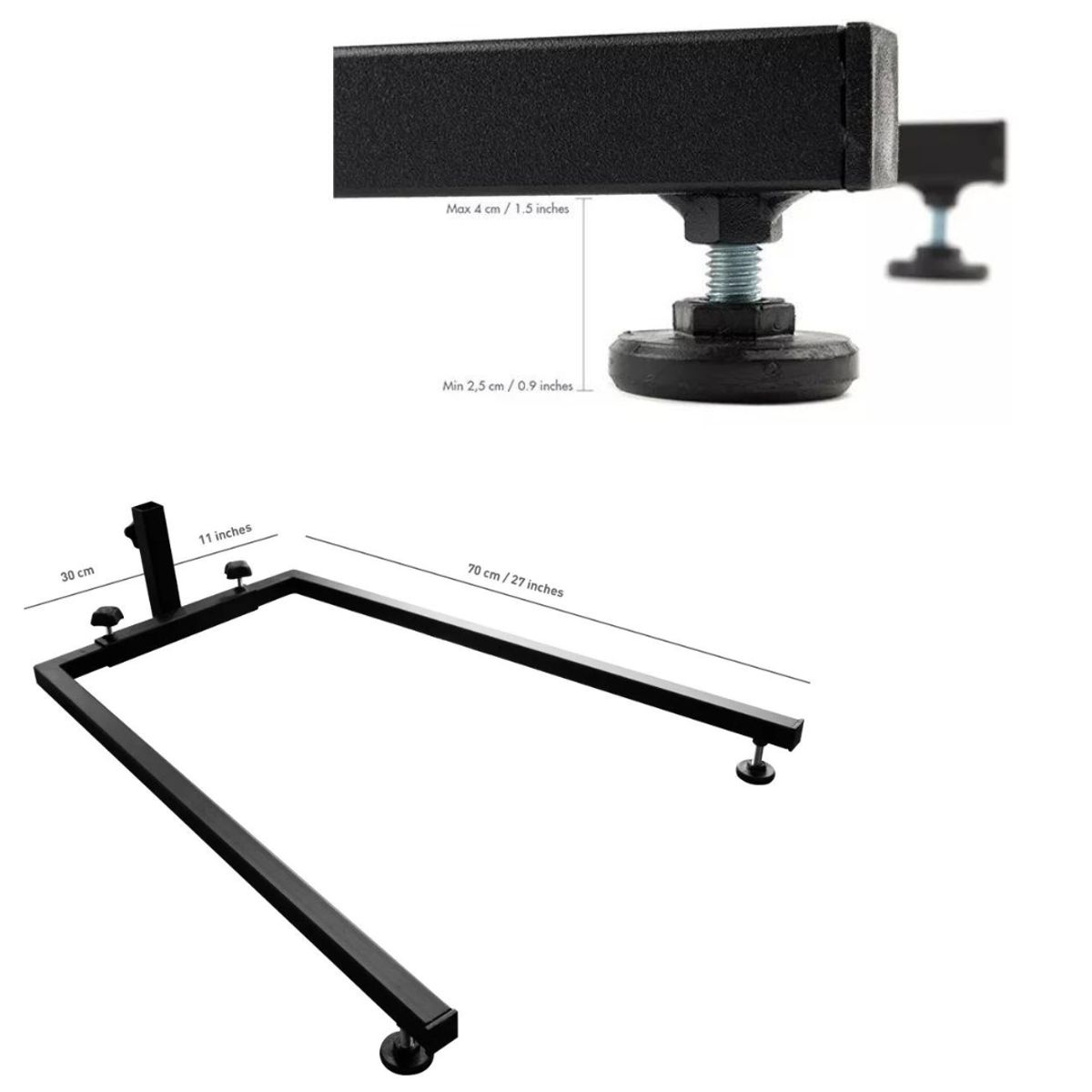 KANKA - Base para Asador Kanka para Pisos Duros  Superficies Planas y Patas Regulables  Parrillero Austral