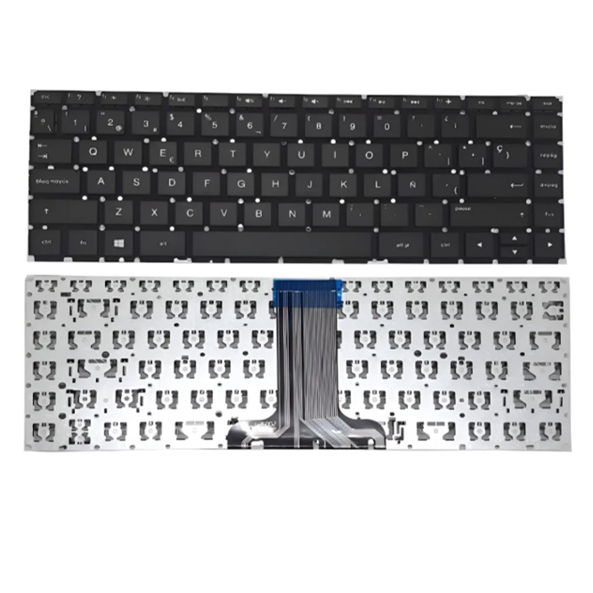 HP - Teclado HP Pavilion 14-BS BP BA BK ESPAÑOL NEGRO
