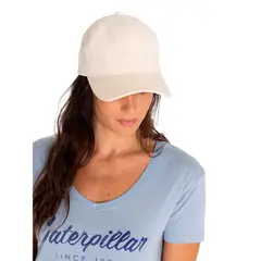 CAT - Jockey Casual Mujer W'S Script Hat Beige/Crudo