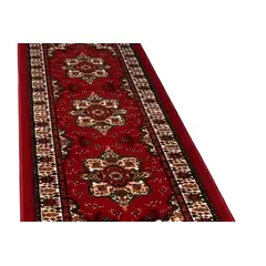 MROTTO - Alfombra Pasillo ROJO 70 cm x 2 metros ANTIDESLIZANTE Sin Overlock