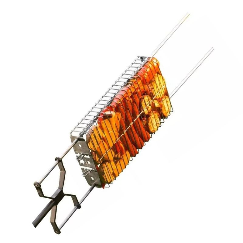 KANKA - Kanka - Canasta O Rejilla De Acero Inox Para Asar Alimentos