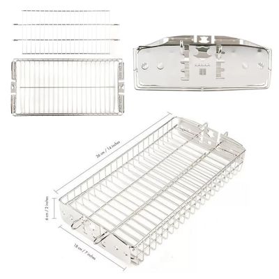 Imagen 2 del producto Rejilla para Alimentos Acero Inoxidable Altura Ajustable y Apta Lavavajillas Parrillero Austral