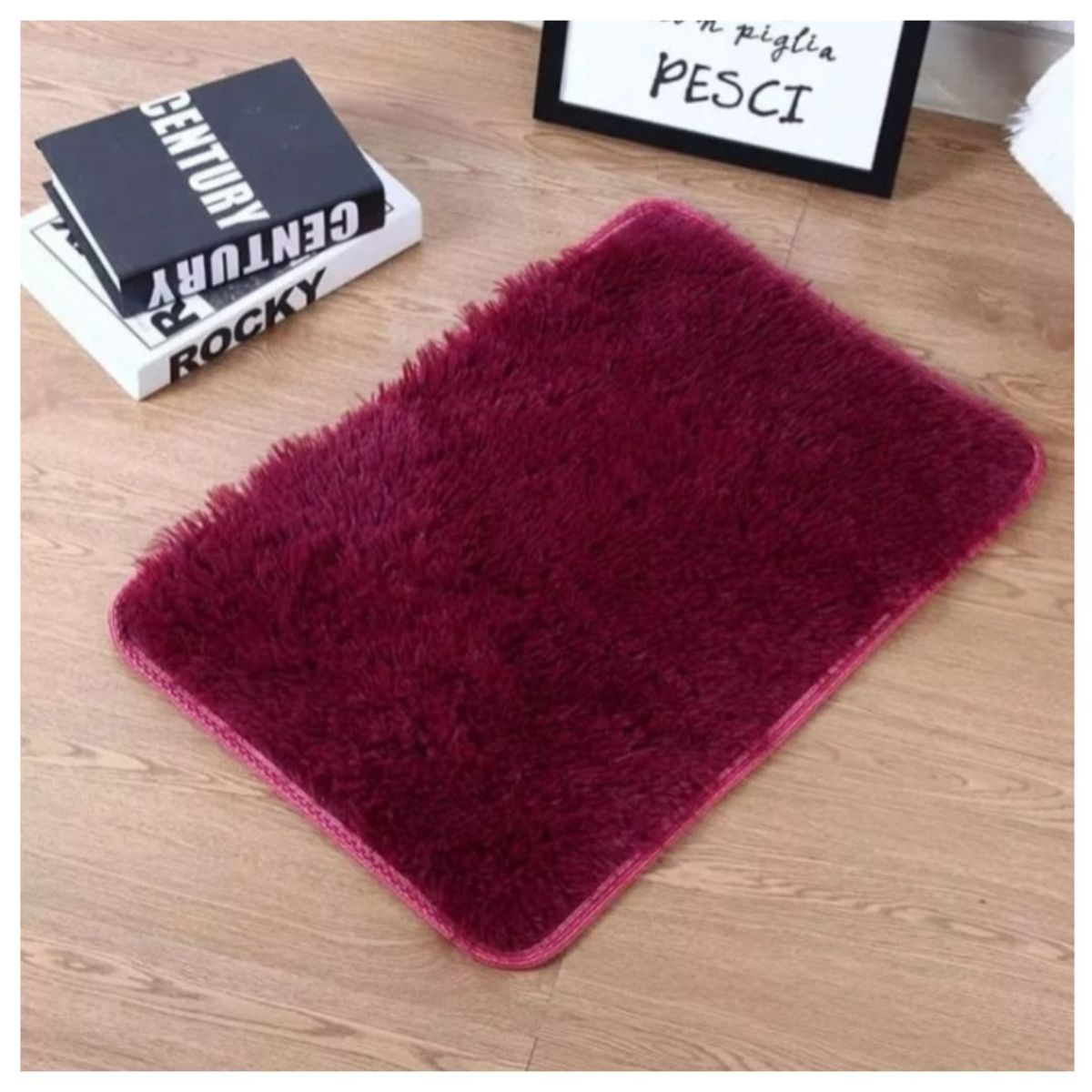 GENERICO - Alfombras Peludas Pequeñas De 50cmx70cm Unicolor