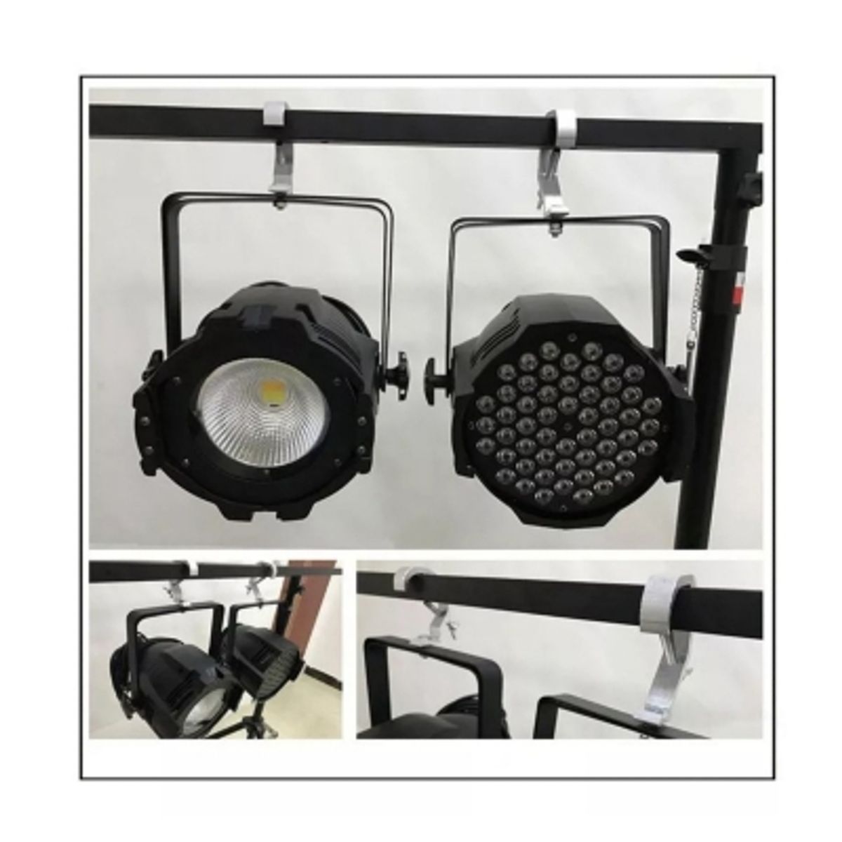 GENERICO - 2 Gancho Truss Aluminio Iluminación Proyector Luz Escenario