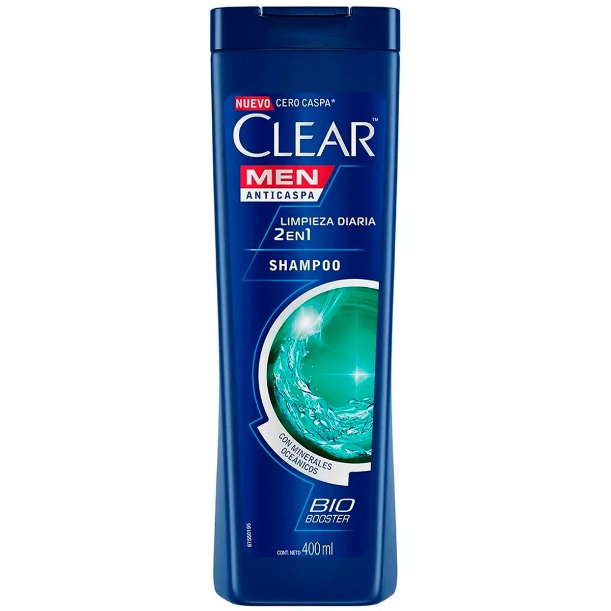CLEAR - Shampoo Men Anticaspa Limpieza Diaria 2en1 400ml Clear