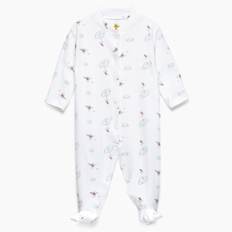COYOTE KIDS - Enterito ratoncito blanco algodón peruano - Blanco