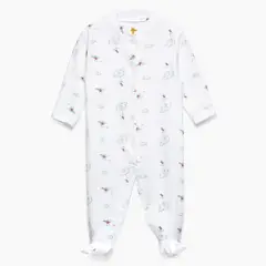 COYOTE KIDS - Enterito ratoncito blanco algodón peruano - Blanco