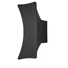 WANT - Aplique Pared Led Negro 2x5w Luz Cálida