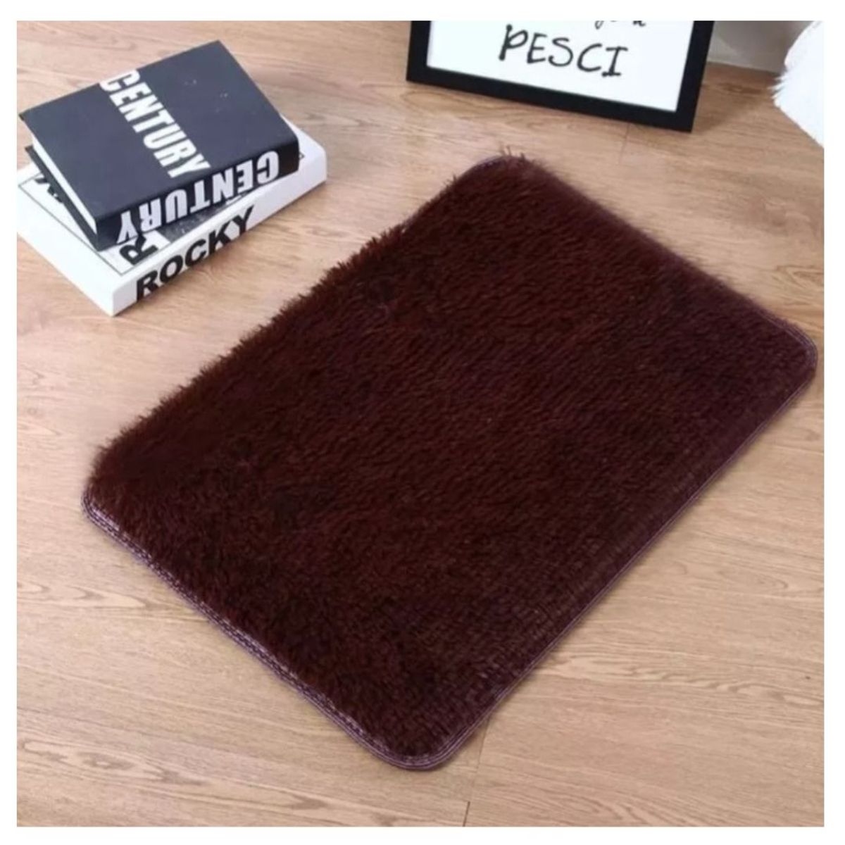 GENERICO - Alfombras Peludas Pequeñas De 50cmx70cm Unicolor