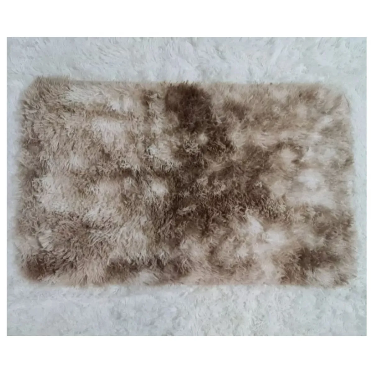 GENERICO - Alfombras Peludas Pequeñas De 50cmx70cm Unicolor