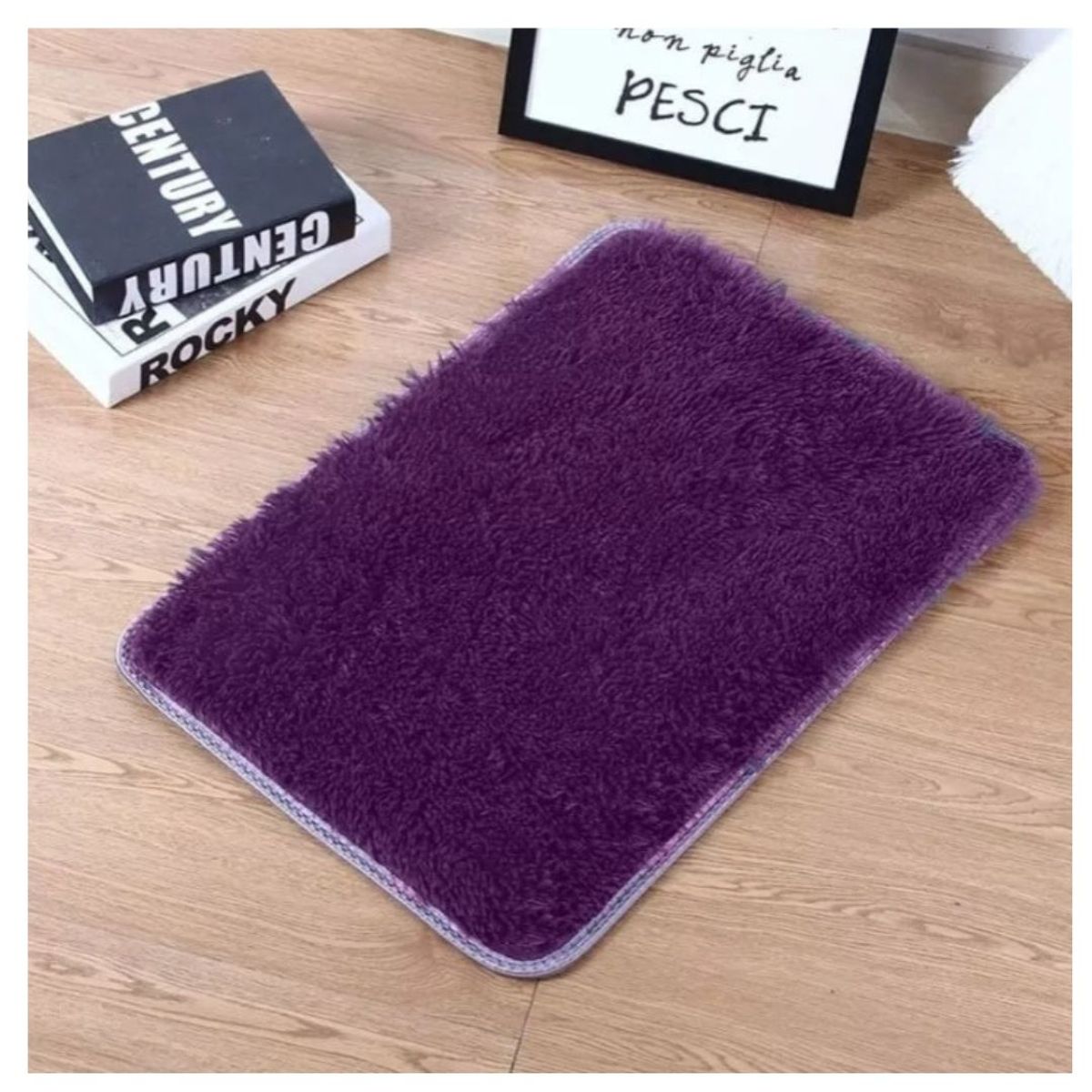 GENERICO - Alfombras Peludas Pequeñas De 50cmx70cm Unicolor